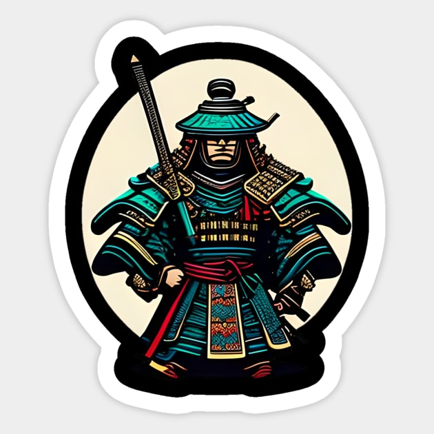 Samurai Logo Sticker by DravenWaylon
